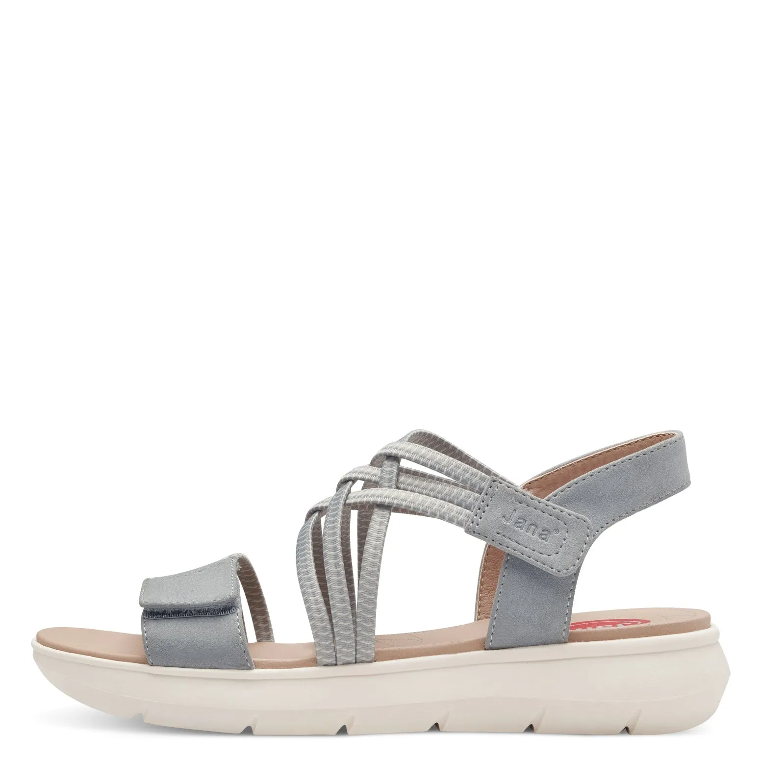 JANA - 28766-802 FLAT COMFORT SANDAL - DENIM BLUE