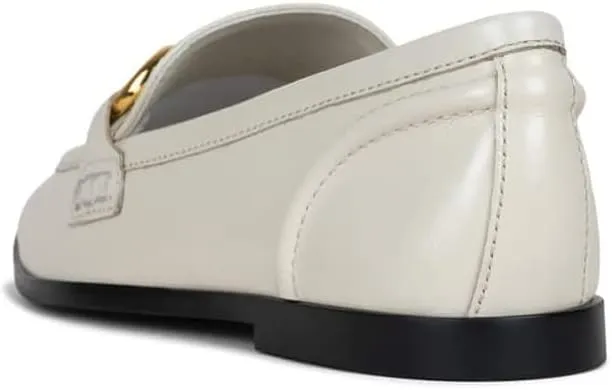 Jeffrey Cambell Velviteen Bit Leather Flat Vamp Loafer Red Leather Gold Buckle