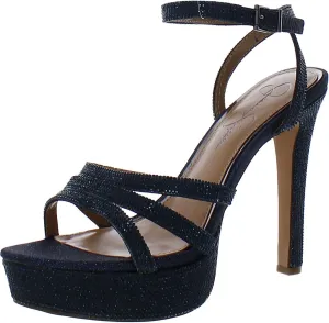 Jessica Simpson Women's Balinah 3 Faux Leather Platform Heeled Sandal