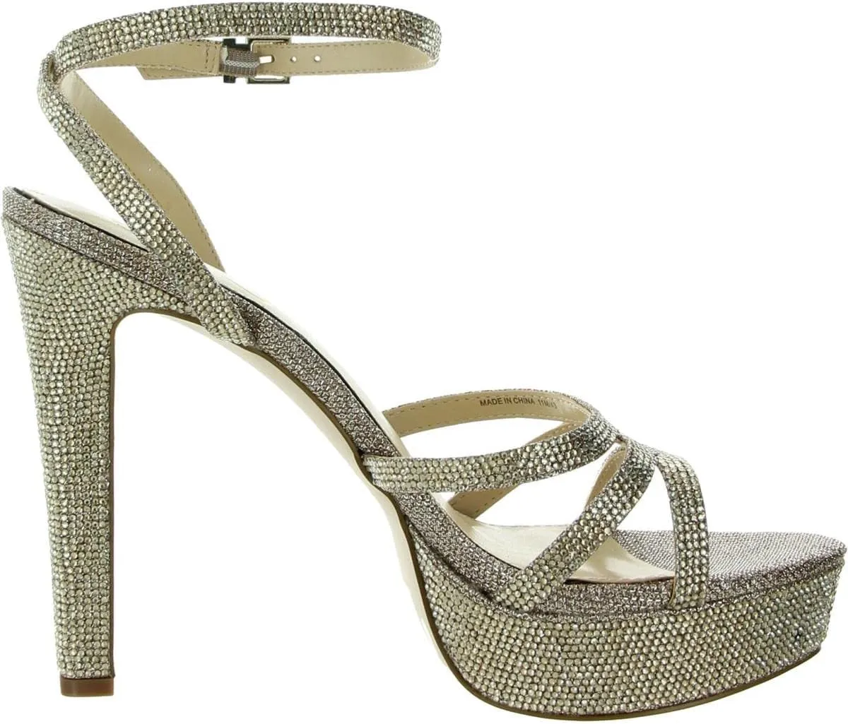 Jessica Simpson Women's Balinah 3 Faux Leather Platform Heeled Sandal