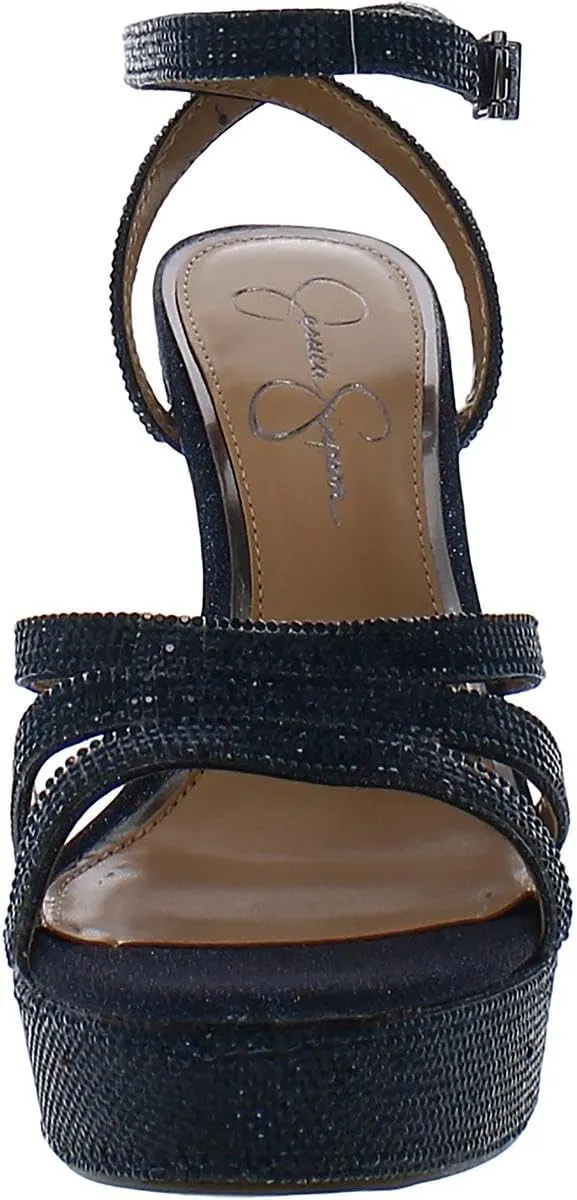 Jessica Simpson Women's Balinah 3 Faux Leather Platform Heeled Sandal