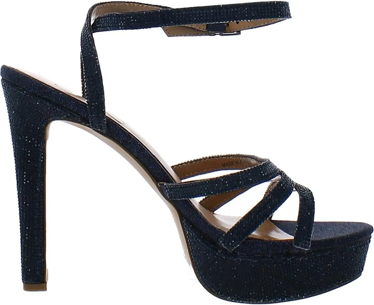 Jessica Simpson Women's Balinah 3 Faux Leather Platform Heeled Sandal