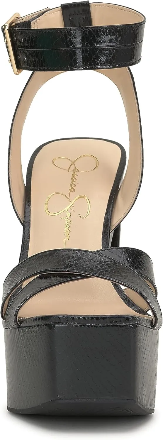 Jessica Simpson Womens Beasley Platform Sandals
