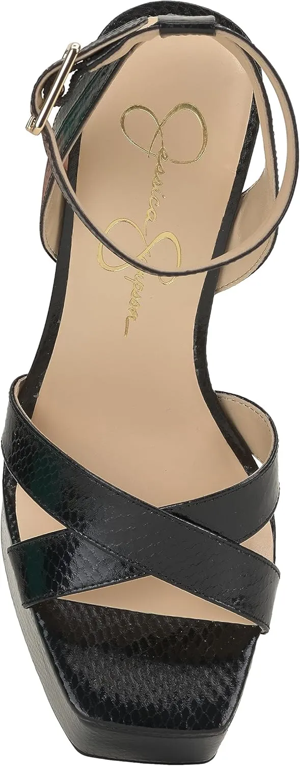 Jessica Simpson Womens Beasley Platform Sandals