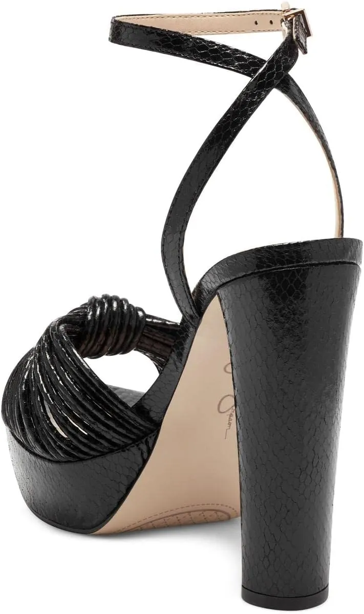 Jessica Simpson Womens Block Heel Ankle Strap