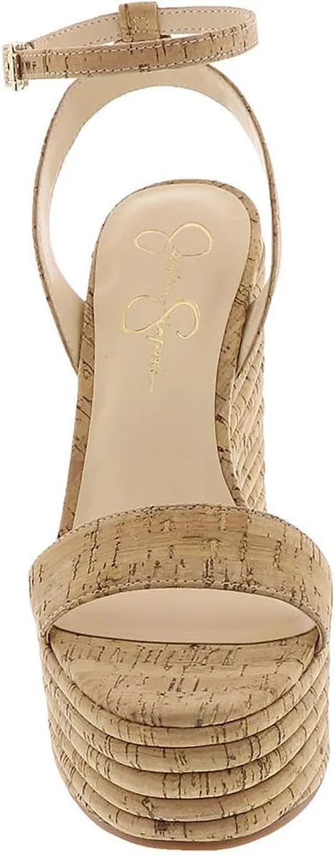 Jessica Simpson Womens Block Heel Wedge Sandals