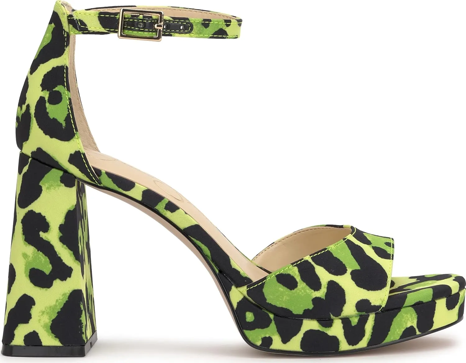 Jessica Simpson Womens Kaliah Shimmer Faux Suede Ankle Strap
