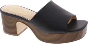 Jessica Simpson Womens Kalyani Slip On Open Toe Heels