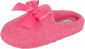 Jessica Simpson Women's Plush Marshmallow Slide on House Slipper Clog with Memory Foam