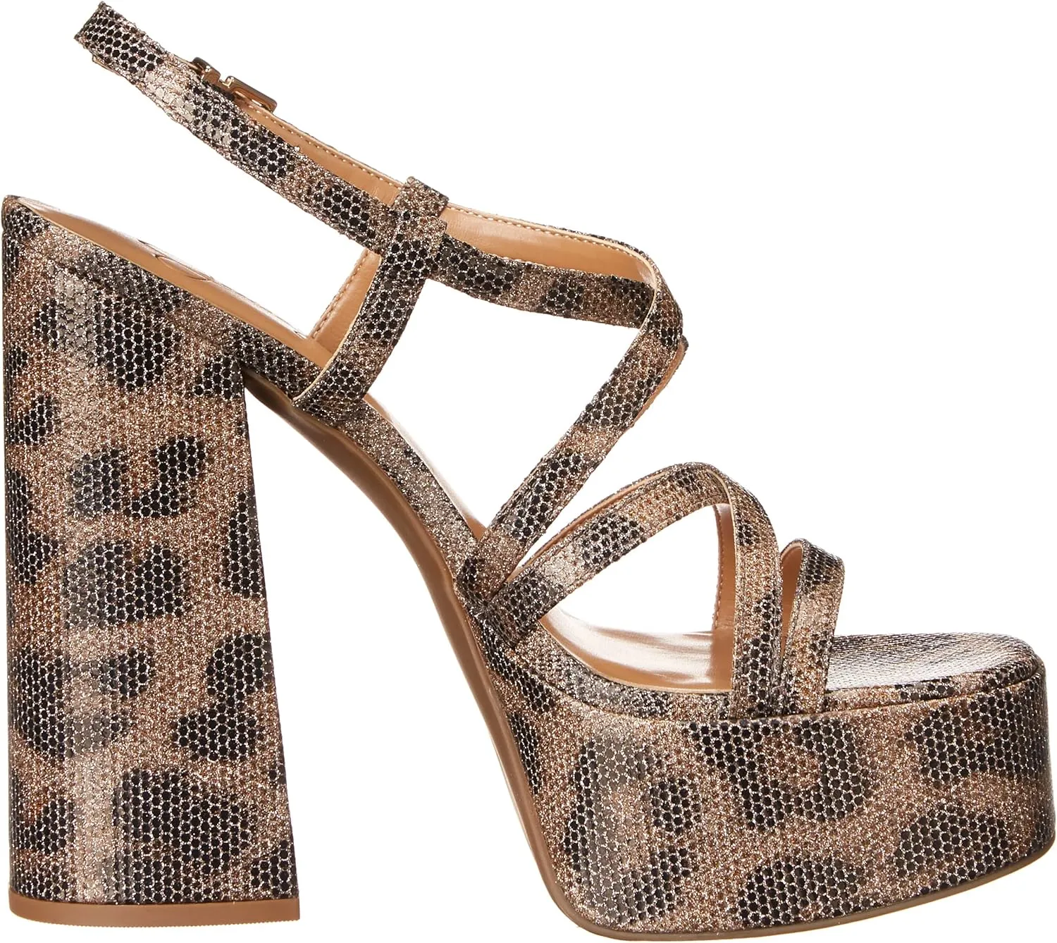Jessica Simpson Women's Salih Block Heel Platform Sandal Wedge