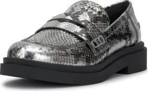 Jessica Simpson Women's Xuris Loafer Flat, Chrome, 7