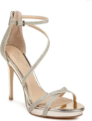 Jewel Badgley Mischka Galen Platform Glitter Evening Shoe