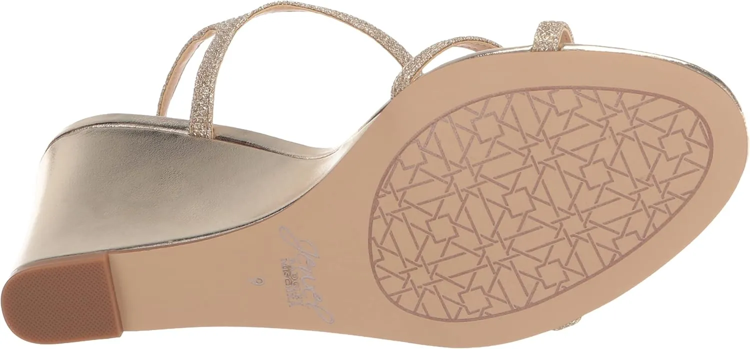 Jewel Badgley Mischka Women's Dextra Wedge Sandal