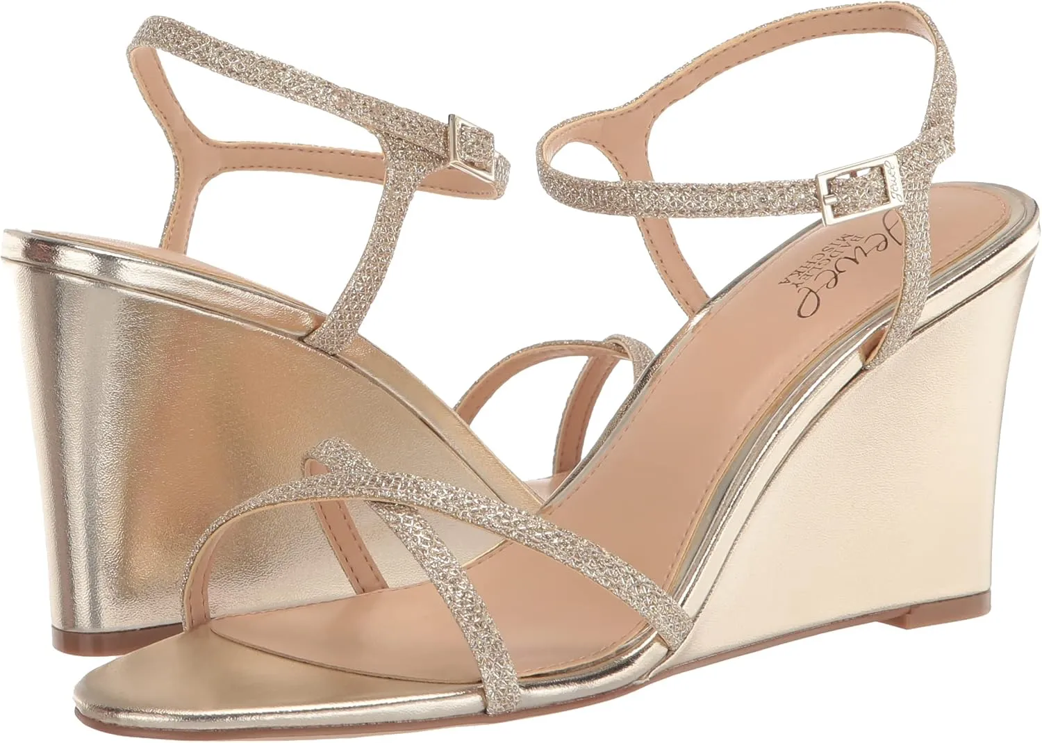 Jewel Badgley Mischka Women's Dextra Wedge Sandal