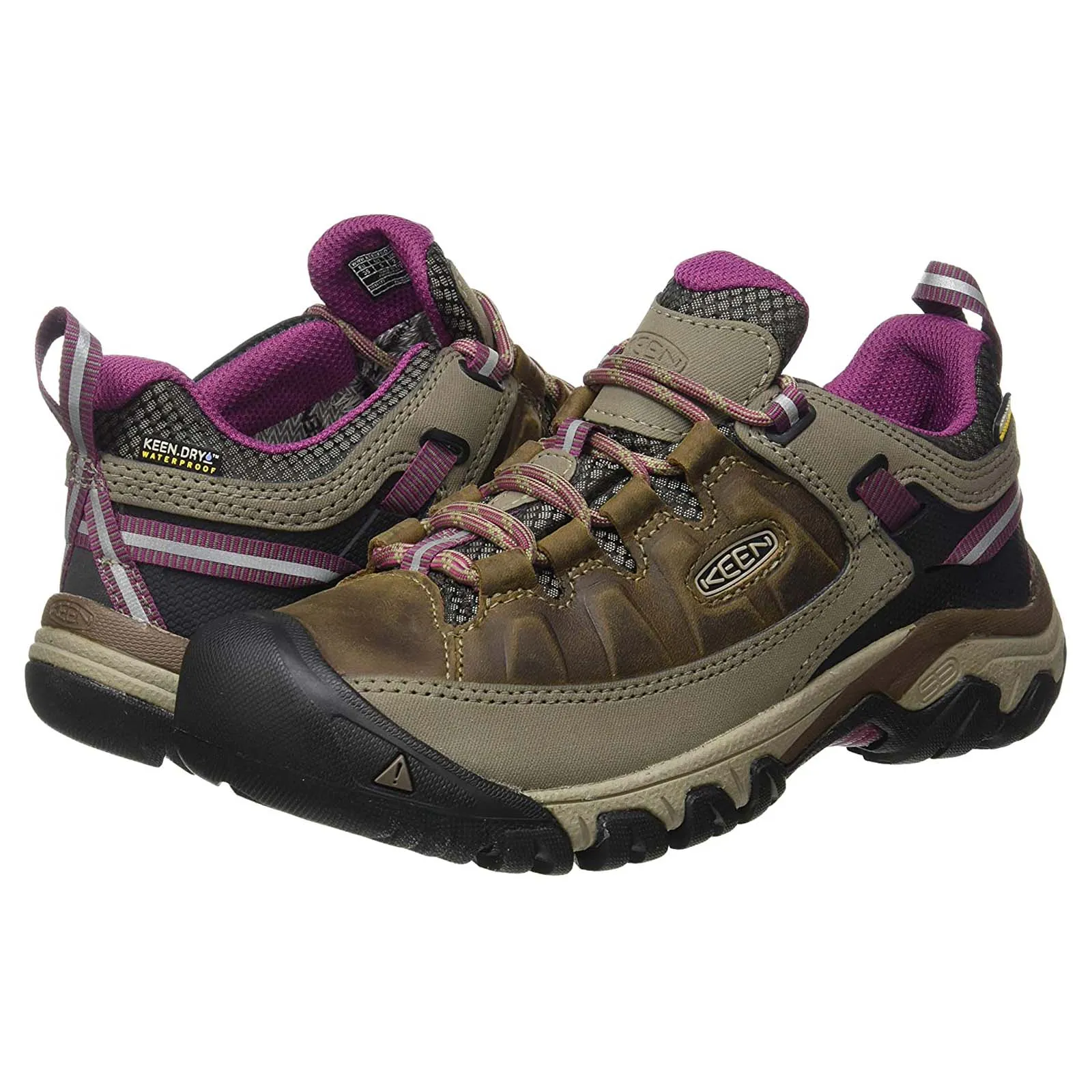 Keen Targhee III Leather Textile Women's Lace Up Shoes