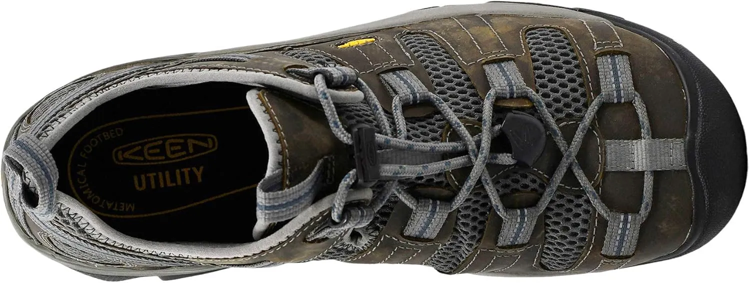 KEEN Utility Men's Atlanta Cool Low Height Breathable Steel Toe Work Shoe