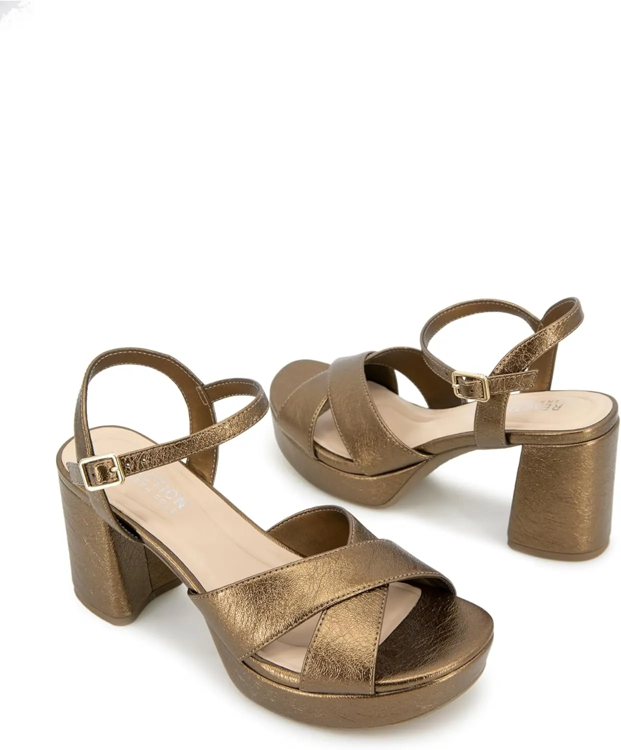 Kenneth Cole REACTION Women's Reeva Platform Heeled Sandal