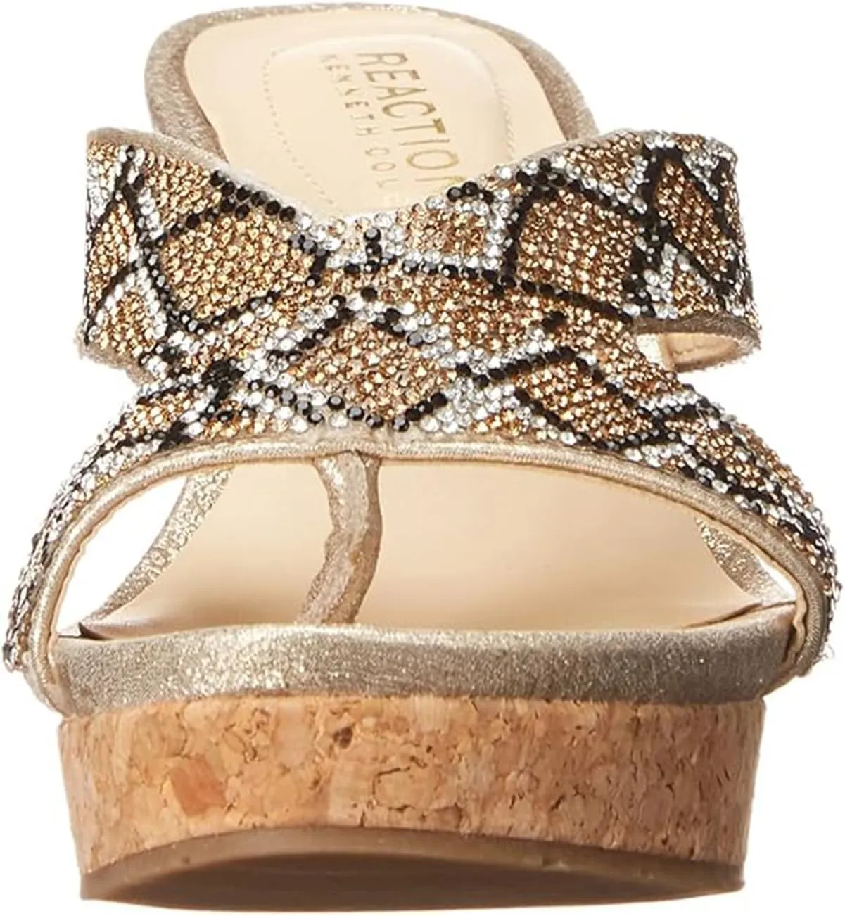 Kenneth Cole Women's Card Glam Wedge Sandal Platform
