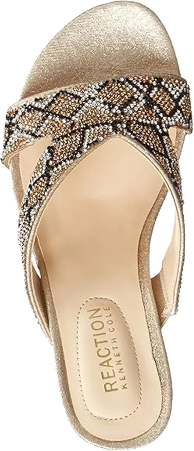 Kenneth Cole Women's Card Glam Wedge Sandal Platform