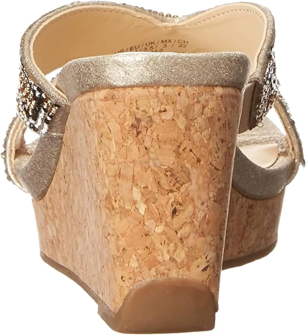 Kenneth Cole Women's Card Glam Wedge Sandal Platform
