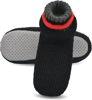 Keyela Slipper Socks Soft Cozy Thick House Indoor Boot Sock Shoes with Anti-Skid Bottom Soles for Men's