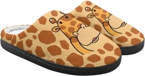 Kid Animal Plush Slipper Floral Fluffy Non-Slip Bedroom Winter Slipper Cozy Outdoor Home Cotton Slipper for Kid