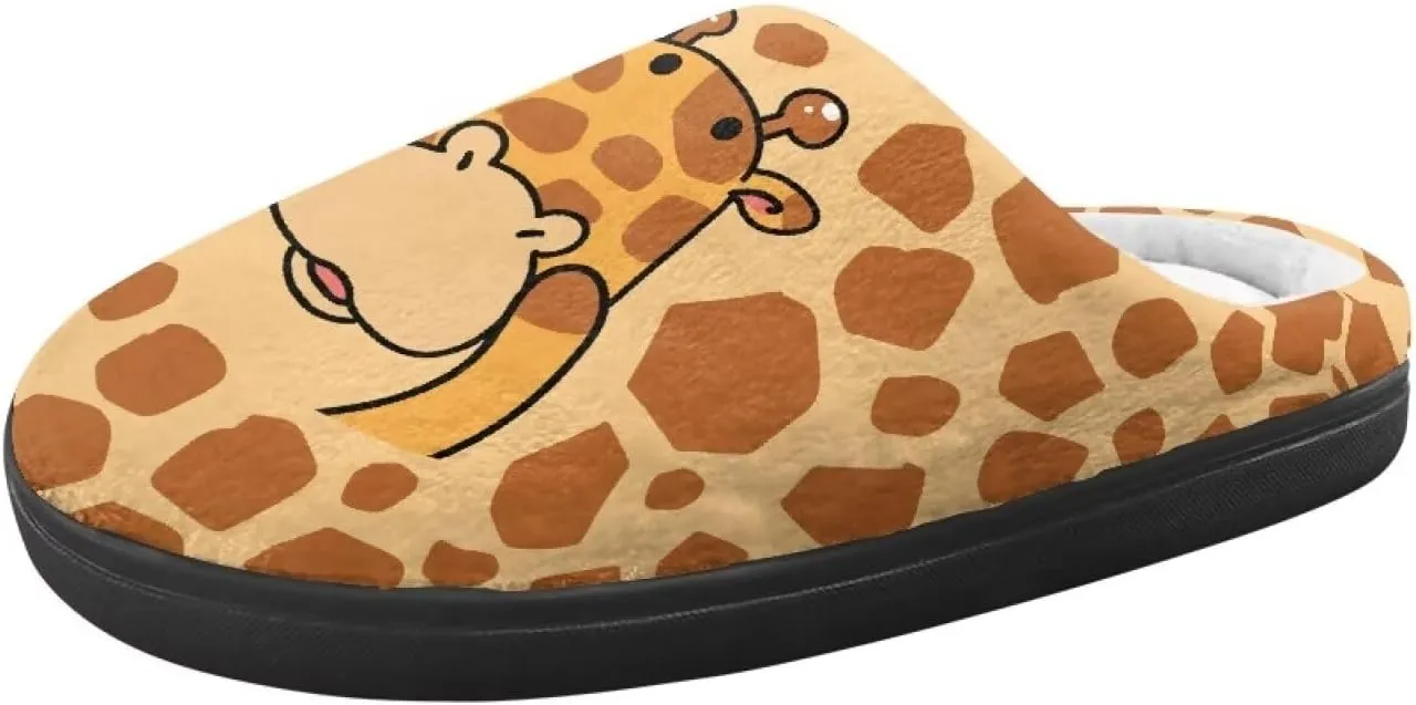 Kid Animal Plush Slipper Floral Fluffy Non-Slip Bedroom Winter Slipper Cozy Outdoor Home Cotton Slipper for Kid