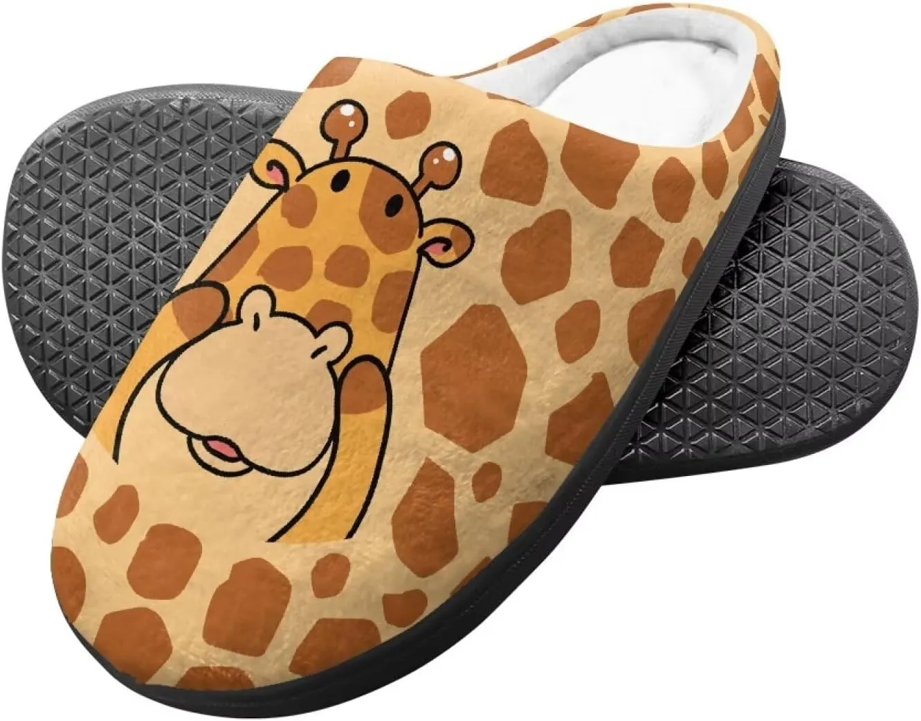Kid Animal Plush Slipper Floral Fluffy Non-Slip Bedroom Winter Slipper Cozy Outdoor Home Cotton Slipper for Kid