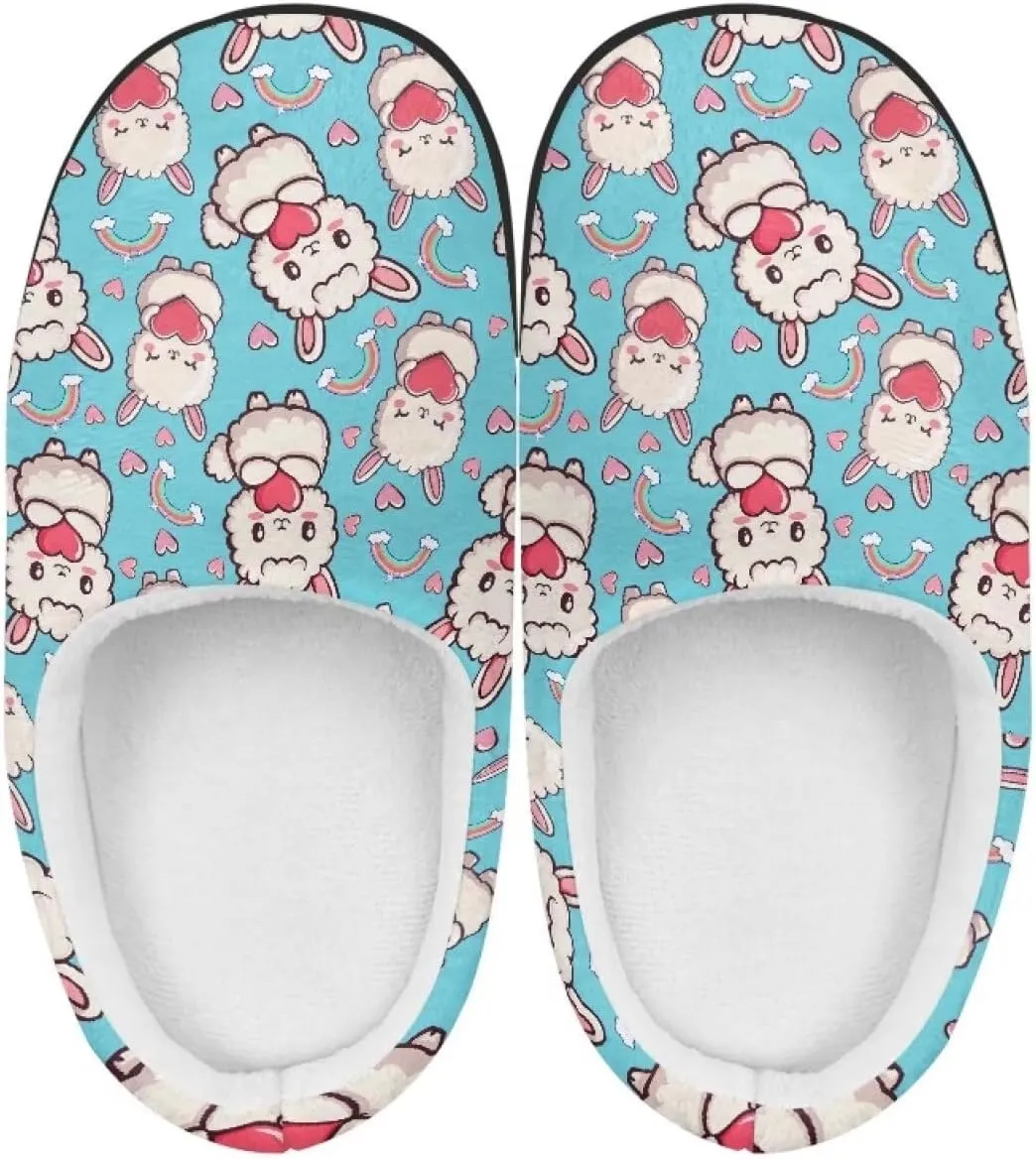 Kids Cotton Slipper Winter Warm Comfortable Fuzzy Fluffy Soft Breathable Non-Slip Home Outdoor Slippers for Toddler Boys GirlsLittle kids US 9-15