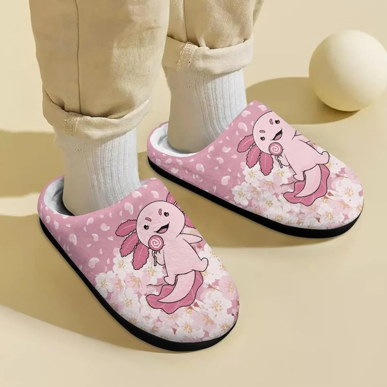 Kids House Slippers Pink, Warm Soft Slippers Home Slippers for Girls Non Slip, Comfy Cozy Slippers Indoor