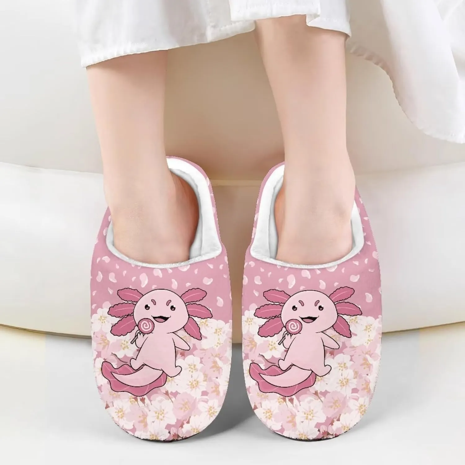 Kids House Slippers Pink, Warm Soft Slippers Home Slippers for Girls Non Slip, Comfy Cozy Slippers Indoor