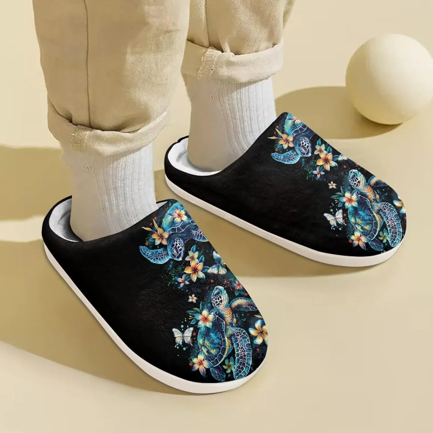 Kids Slippers for Girls Boys Memory Foam Slippers Indoor Bedroom Slip On Shoes Size 9-15