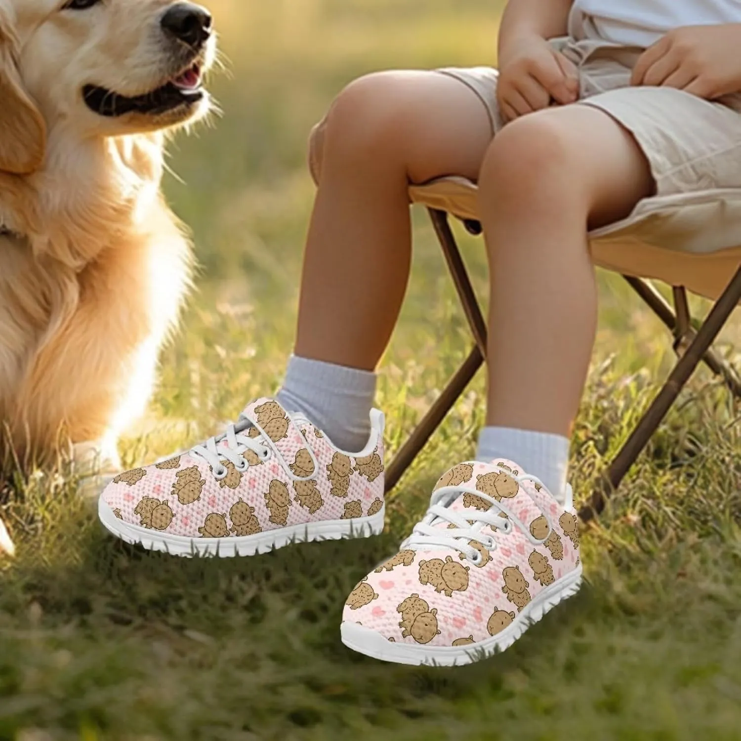 Kids Sneakers for Boys Girls Single Buckle Running Tennis Shoes Breathable Lightweight Sport Athletic Shoe for Little Kids Size 11-15 White Sole