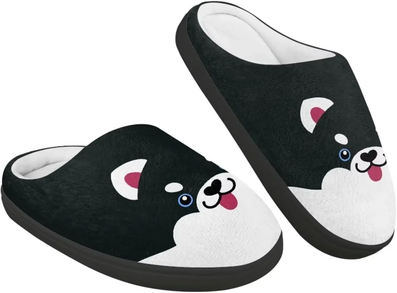 Kids Winter Slippers Bedroom Cute Casual Plush House Slippers Non Slip
