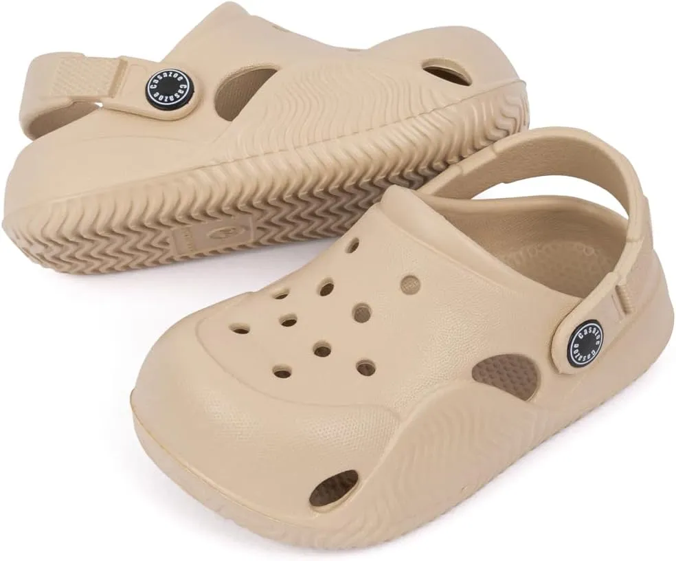 KIDSUN Toddler Kids Boys Girls Cute Garden Clogs Water Sandals Slip On Shoes Slipper Slides Lightweight Outdoor Summer Infant Children Beach Pool Play Shoes (Baby/Toddler Kids)