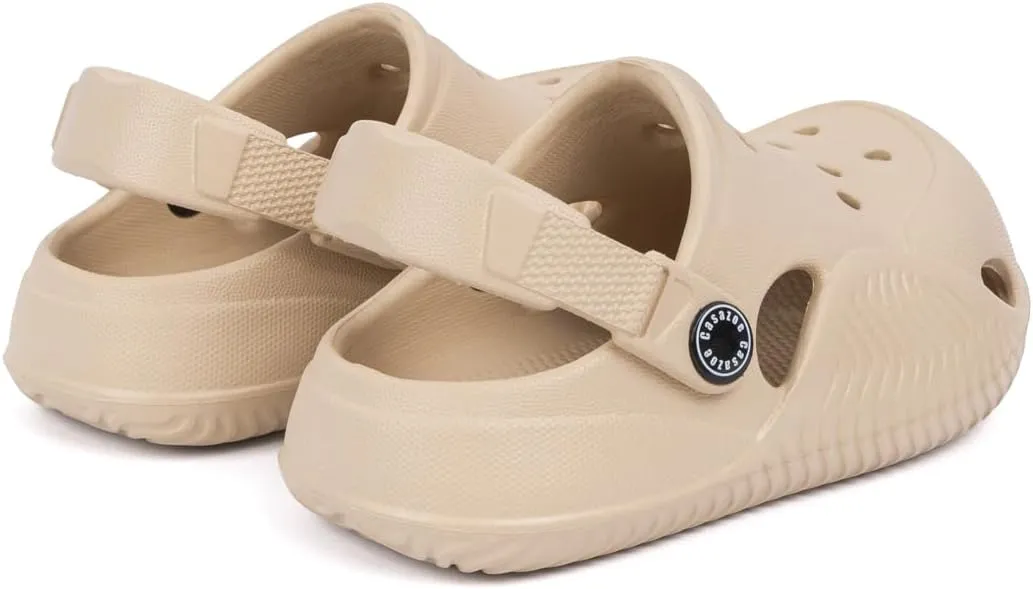 KIDSUN Toddler Kids Boys Girls Cute Garden Clogs Water Sandals Slip On Shoes Slipper Slides Lightweight Outdoor Summer Infant Children Beach Pool Play Shoes (Baby/Toddler Kids)