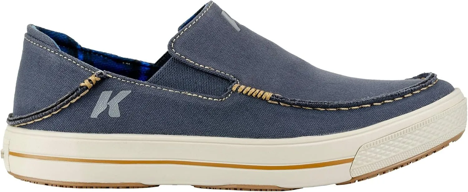 Korkers Men's Fish Moc Tarpon w/Fixed Kling-On Deck Soles