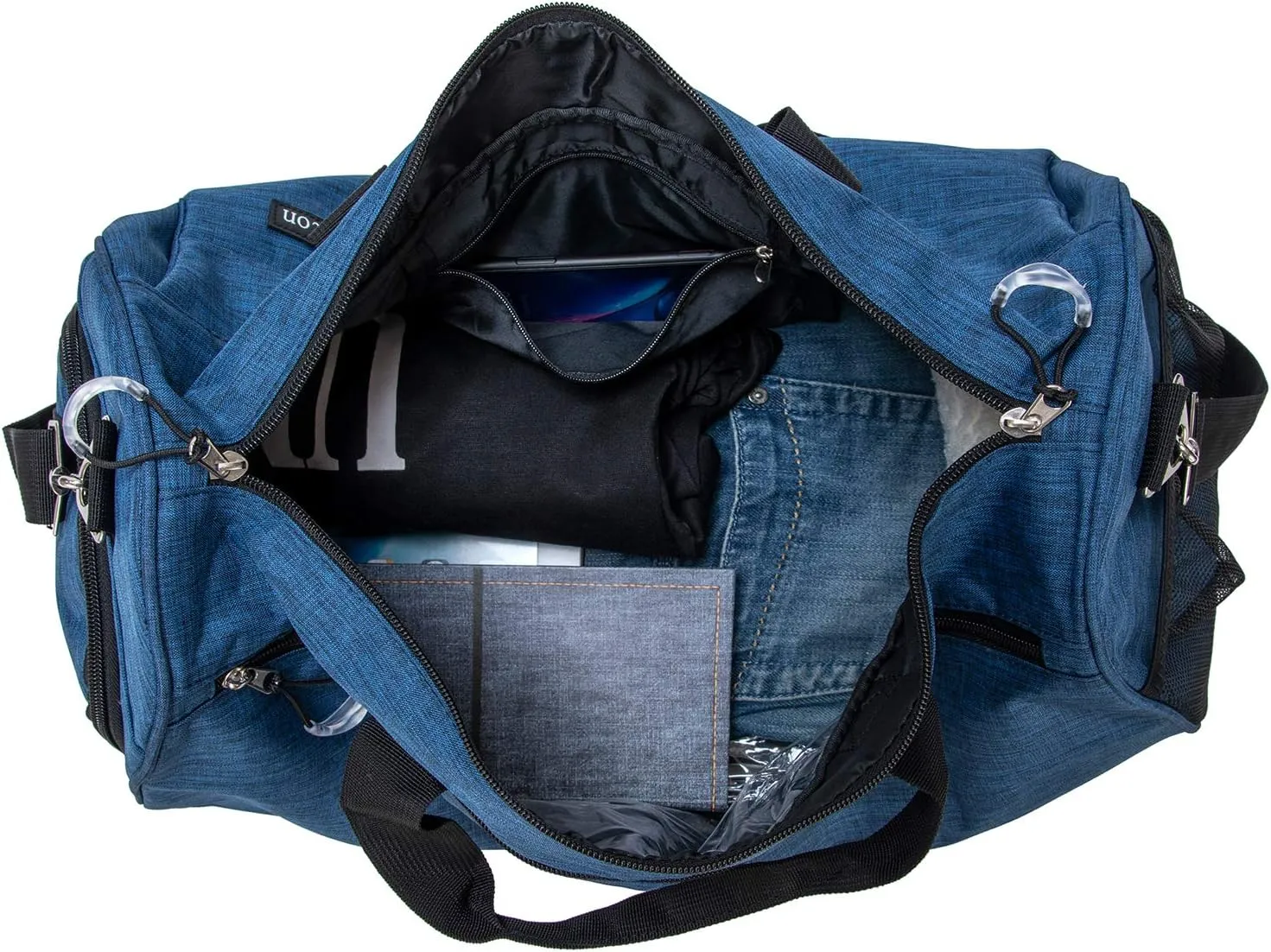 Kuston Sports Small Gym Bag for Men and Women Travel Duffel Bag Workout Bag with Shoes Compartment&Wet Pocket