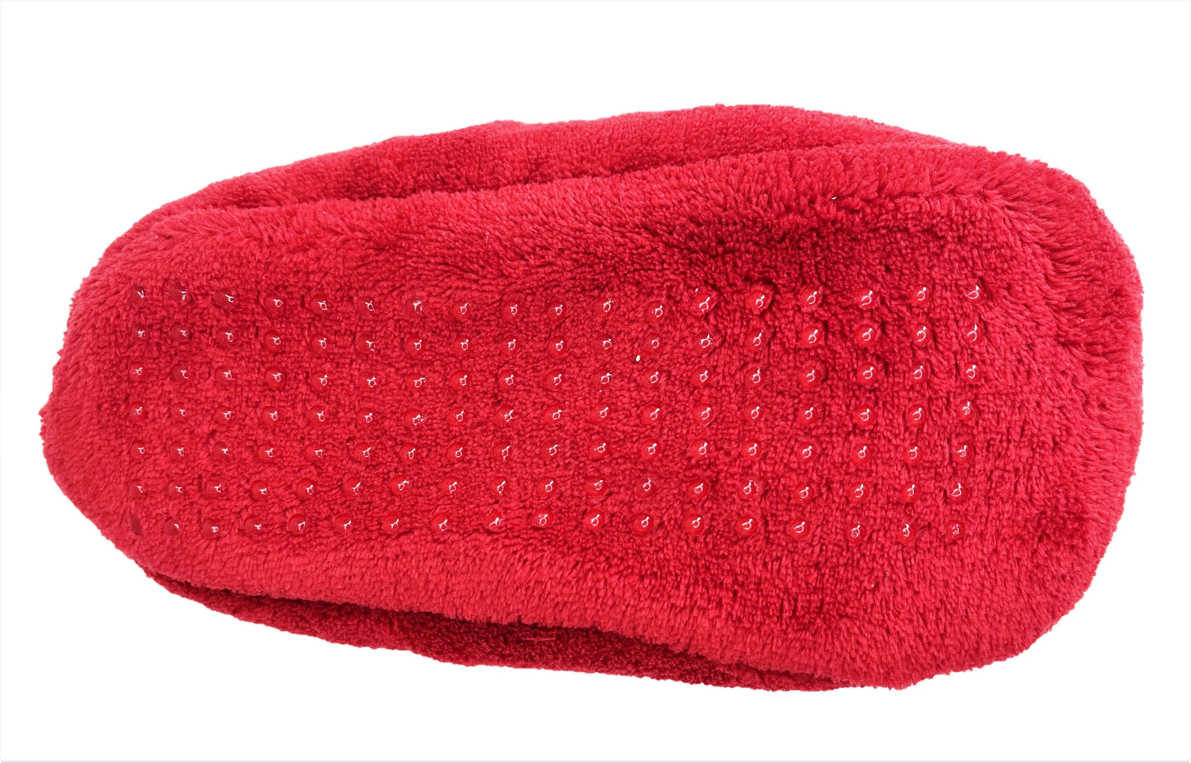 Ladies Christmas Design Ballerina Style Sherpa Lined Non-Slip Slippers Socks