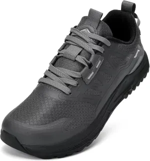 Lamincoa Wide Men's Sneakers Hiking Walking Lightweight Breathable Shoe Non-Slip Outdoor Sports Trail Running Tennis Sneaker