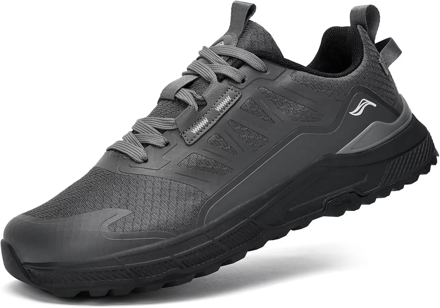 Lamincoa Wide Men's Sneakers Hiking Walking Lightweight Breathable Shoe Non-Slip Outdoor Sports Trail Running Tennis Sneaker