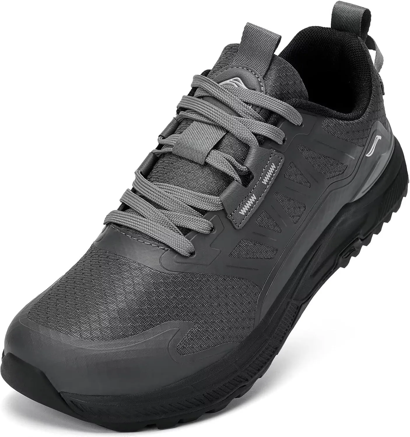 Lamincoa Wide Men's Sneakers Hiking Walking Lightweight Breathable Shoe Non-Slip Outdoor Sports Trail Running Tennis Sneaker