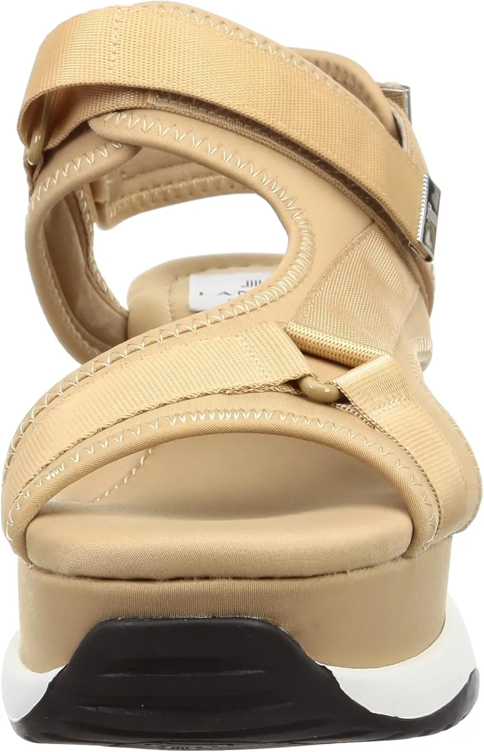 LANVIN en Bleu Women's Platform Back Strap Sandal
