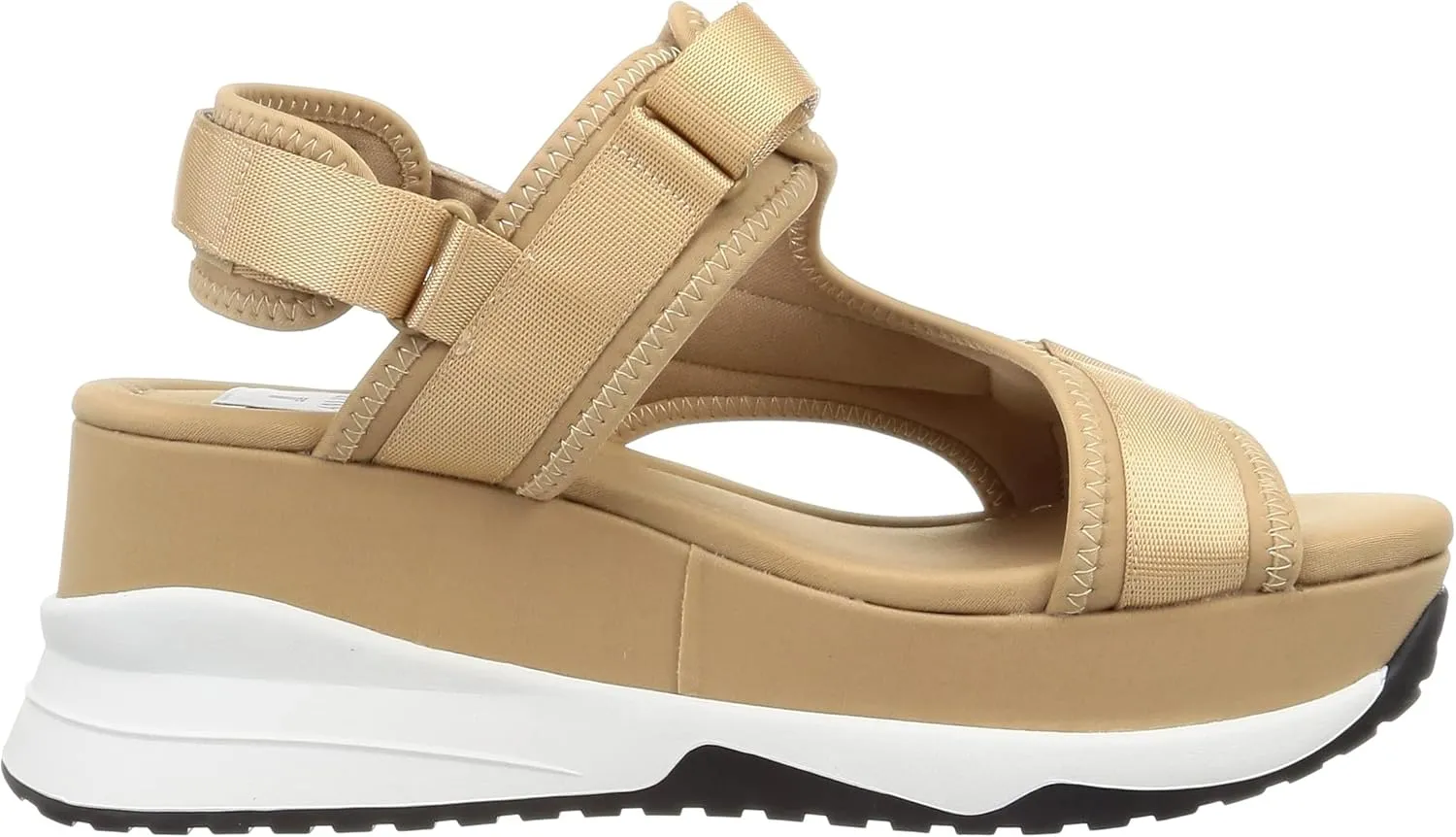 LANVIN en Bleu Women's Platform Back Strap Sandal
