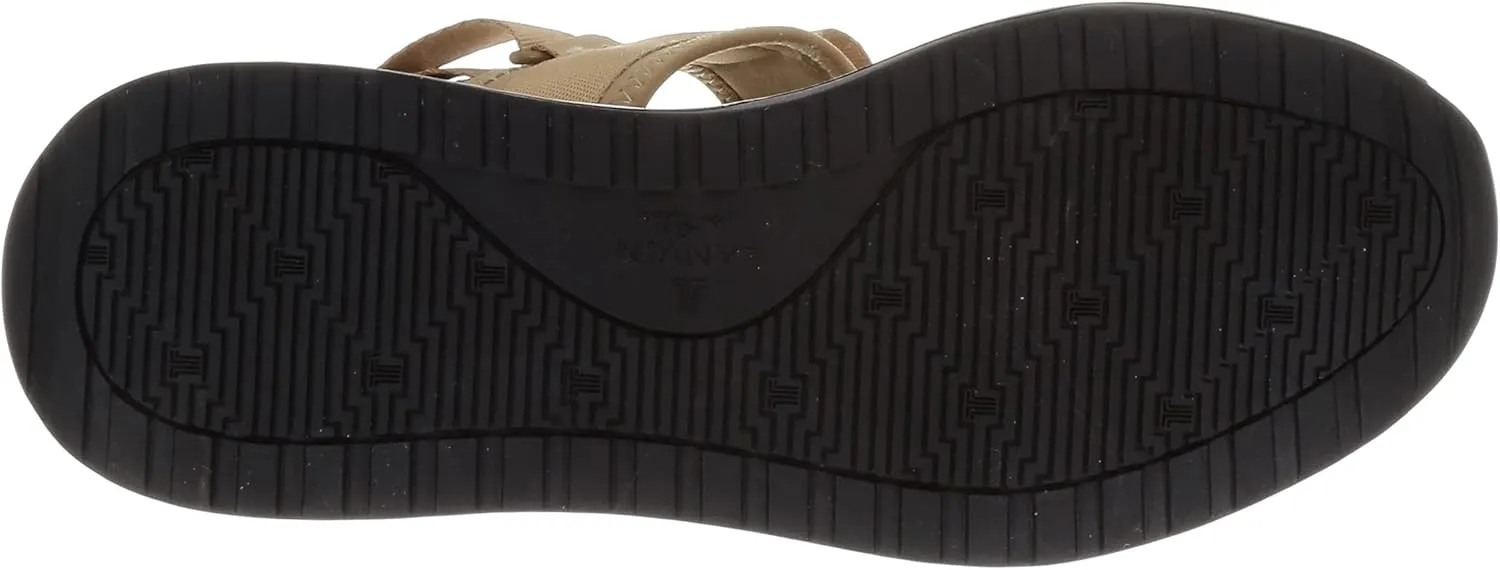 LANVIN en Bleu Women's Platform Back Strap Sandal