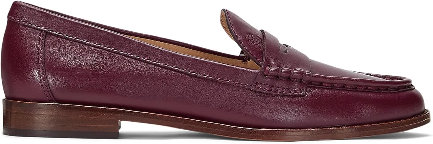 Lauren Ralph Lauren Women's Wynnie Nappa Leather Loafer Penny