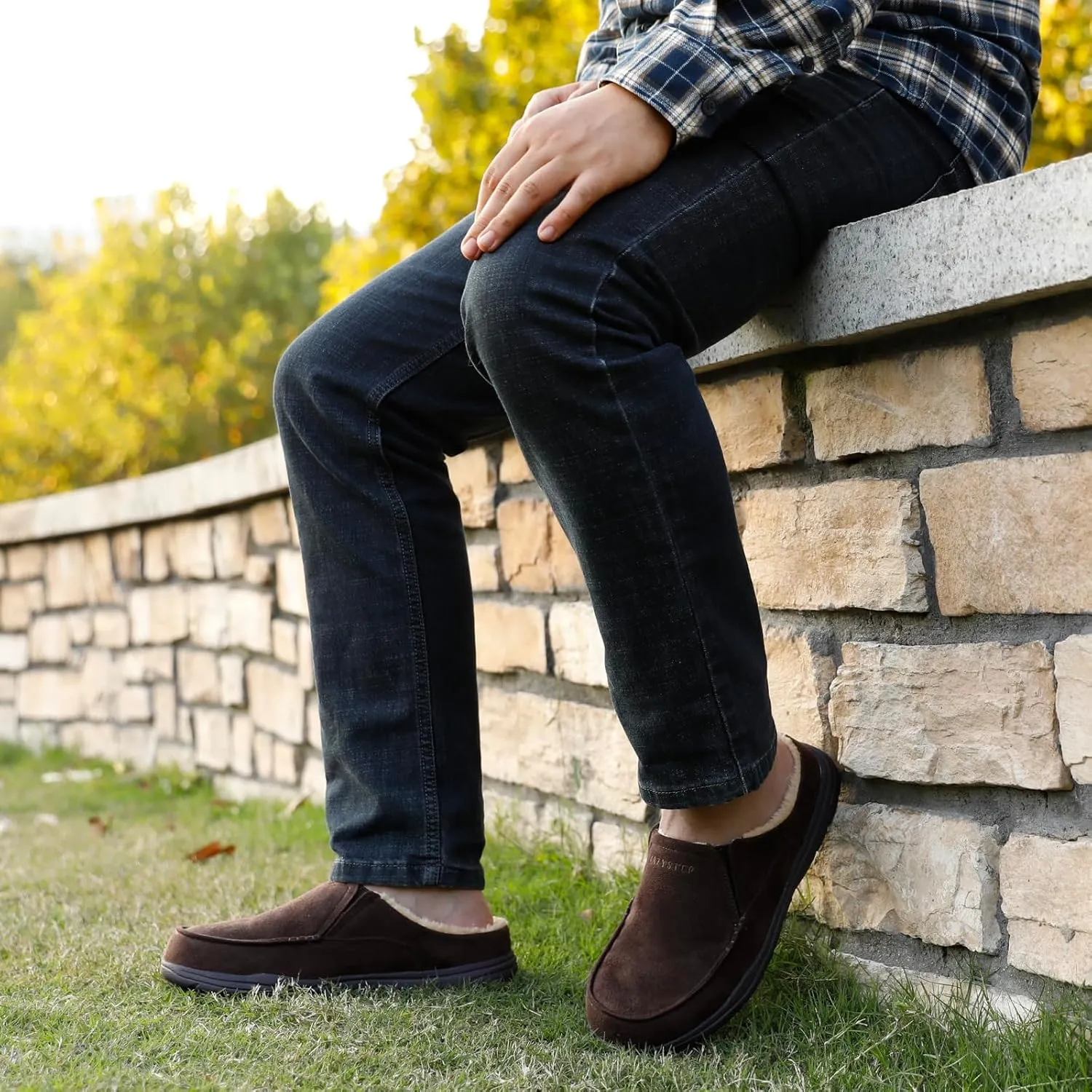 LazyStep Men's McCoy Cushioned Clog Slipper