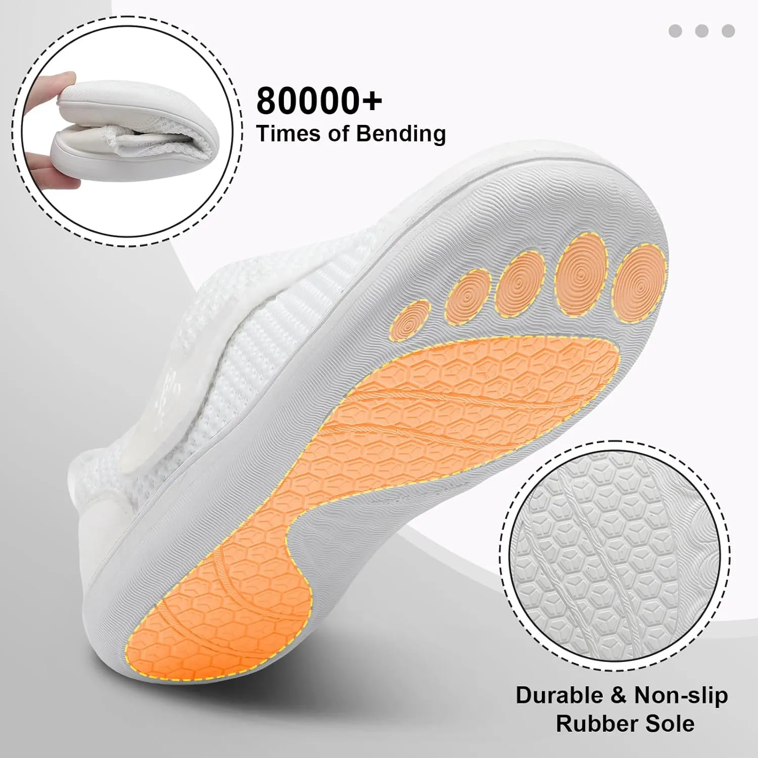 LeIsfIt Womens Wide Diabetic Shoes Adjustable Barefoot Walking Shoes Breathable Zero Drop Sneakers for Wide Width Arthritis Edema Feet Size 6-12