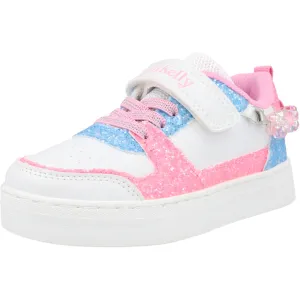 Lelli Kelly Gioiello White Glitter Trainers
