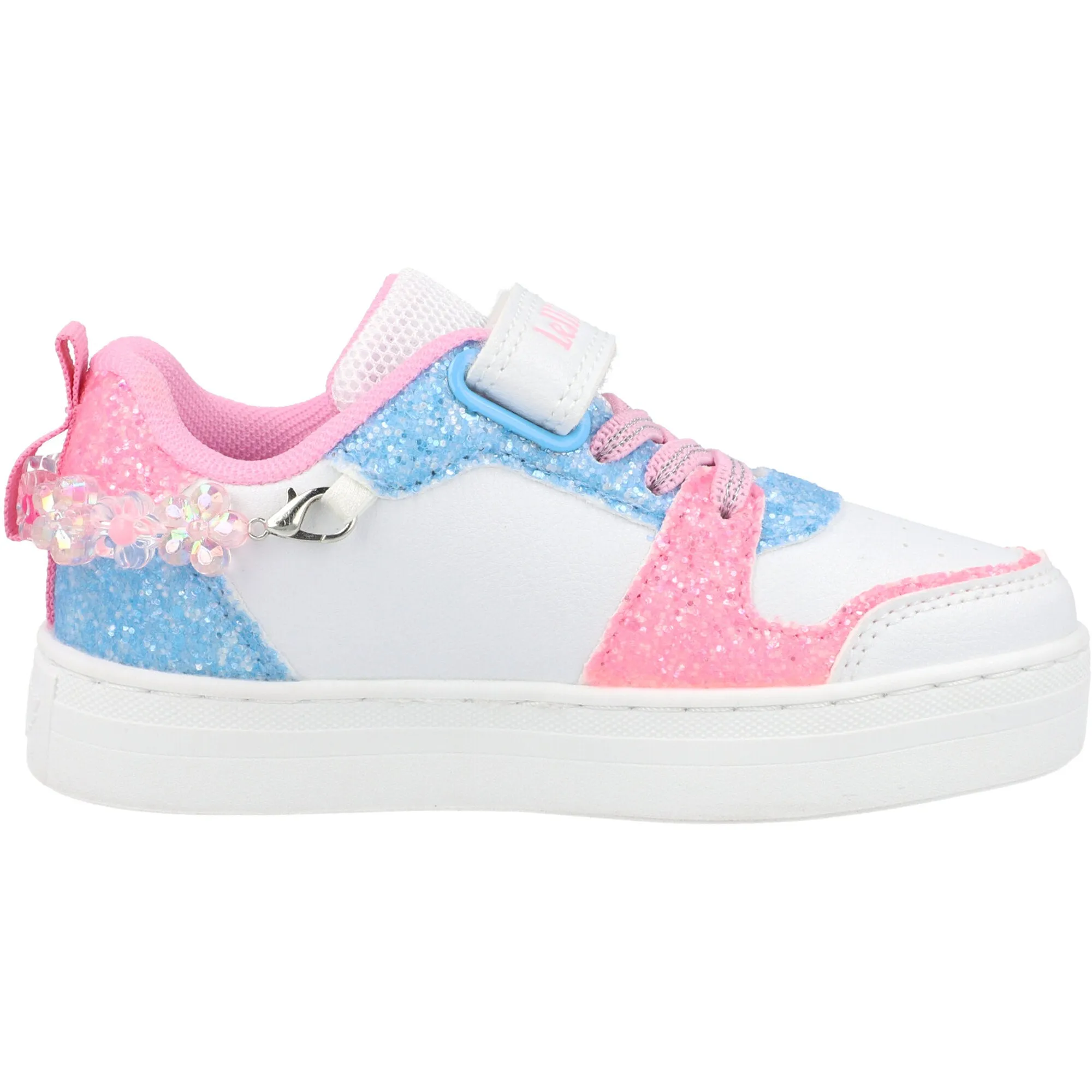 Lelli Kelly Gioiello White Glitter Trainers